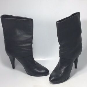 SIGERSON MORRISON Black Leather Lambskin Boots 7